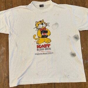 90s KATT Blood Drive Graphic Single Stitch T-Shirt